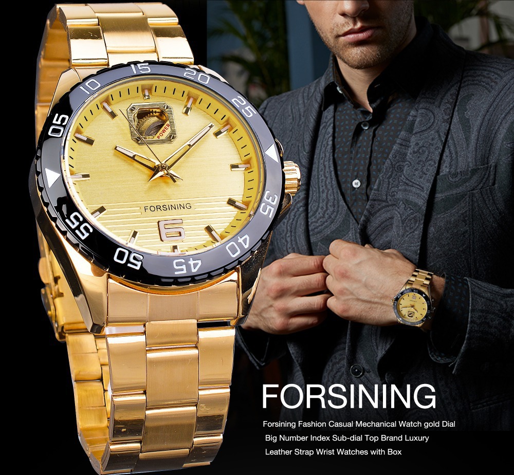 Men's Skeleton Mechanical Watch Automatic Casual Style Luxury_voghion.com