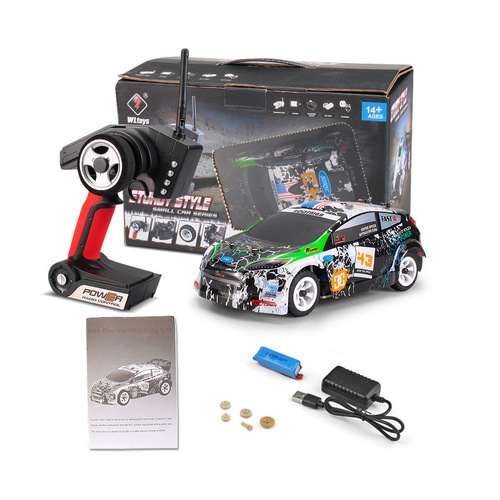 Weili K989 remote control four-wheel drive racing full-scale high-speed drift off-road vehicle electric toy mini racing car K969