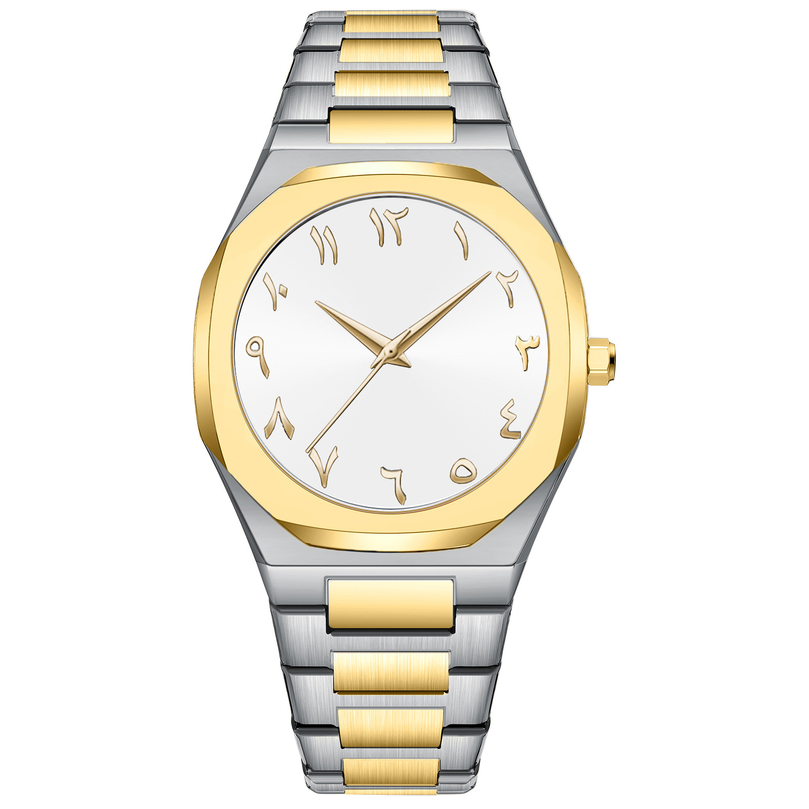 外国貿易クロスボーダー卸売防水時計メンズ腕時計メンズオールブラックアラビアダイヤルハイエンド合金クォーツ時計