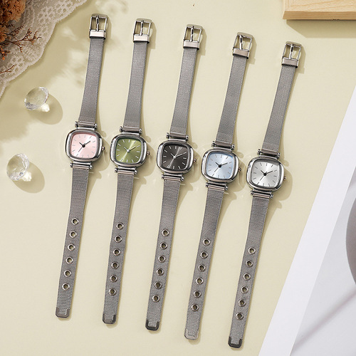 Internet celebrity ins style cross-border fashion watches women's wholesale small temperament women's watches with net belts