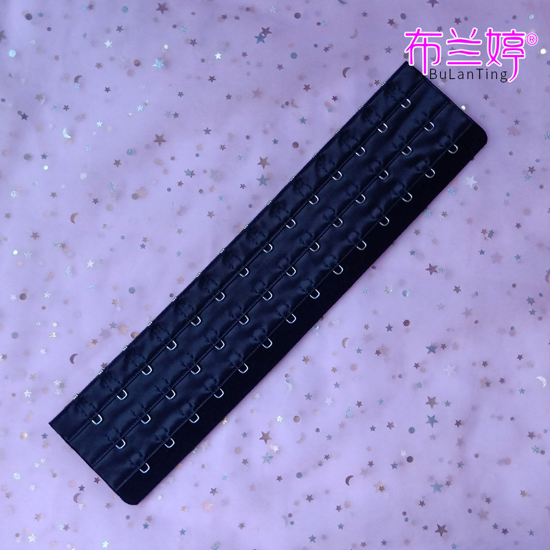 Three-row, fourteen-button latex girdle extension buckle, 30cm long rubber corset, postpartum tummy control, extended buckle