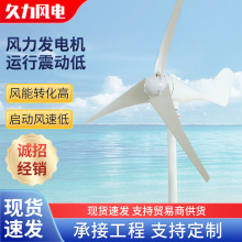 风力发电机600W12v风光互补太阳路灯用小型山区新能源抗风大