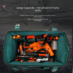 Dai Master Handheld Cross-Shoulder Tool Bag Canvas Multifunctional Repair Heavy-Duty Men's Installation Portable Small Electrician Bag