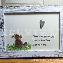 Sea Glass Art, Seaglass Birds海玻璃艺术送给爱狗人士的l礼物