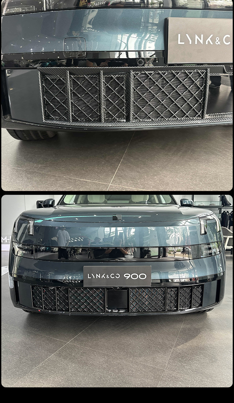 Suitable for Lynk & Co 900, insect-proof net for car radiator front grille and air conditioning intake protection cover, modified for decoration