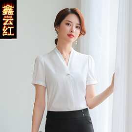职业装气质女神范夏季时尚空姐前台老师工作服套裙面试正装女套装