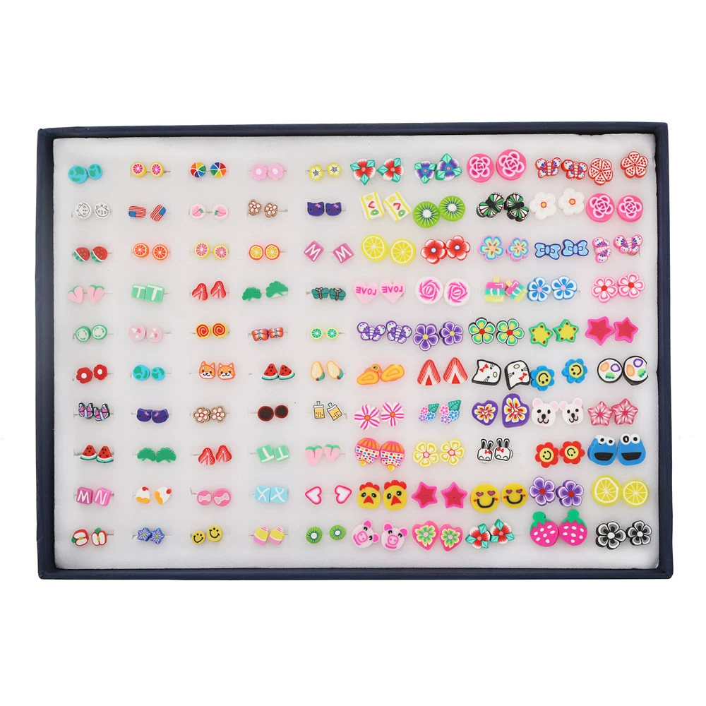 Д Earrings, fashionable lanyard holder, 100 pair, Korean style, simple and elegant design