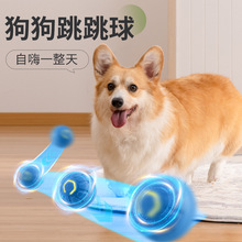 新款引力跳跳球电动宠物玩具逗狗滚滚球耐咬弹力球防拆家