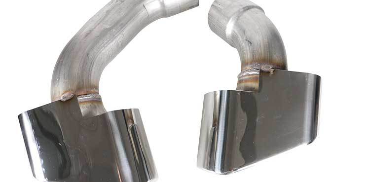 Suitable for Bmw X5E53 E70 F15 Modified Tail Throat 35I Sports Square Mouth Stainless Steel Titanium Black Exhaust Pipe