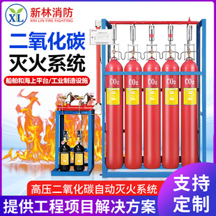 High-Pressure Pipeline Type Carbon Dioxide Fire Extinguisher Device Co2 Gas Automatic Fire Extinguishing System with Computer Room Fire Protection