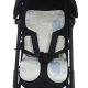 Baby stroller mat new baby carriage ice silk mat washable five-point dining chair thickened universal factory direct