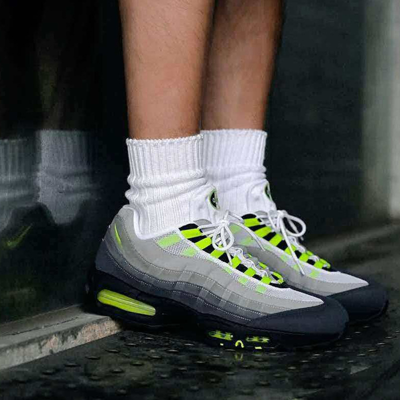 Putian Shoes Airmax95 Air-Cushioned Shoes Cross-Border Shock-Absorbing Height-Increasing Sports Shoes Men's Size 47 Large Size Running Shoes