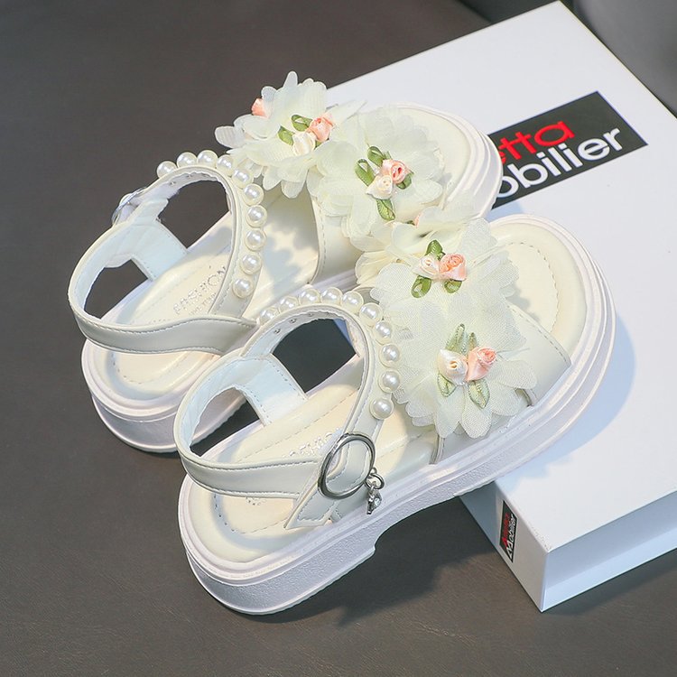 Prinzessinnen-Sandalen für Mädchen, weiche Sohle, mittlere und große Größen, modische Kinderschuhe, Sommer-Neuheit_voghion.com