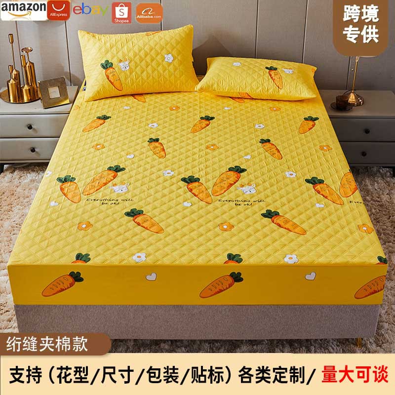 Class a Waterproof Urine-Proof Quilted Bed Sheet Mattress Protector Single Piece Breathable Dust-Proof Thickeneded Bed Cover Simmons