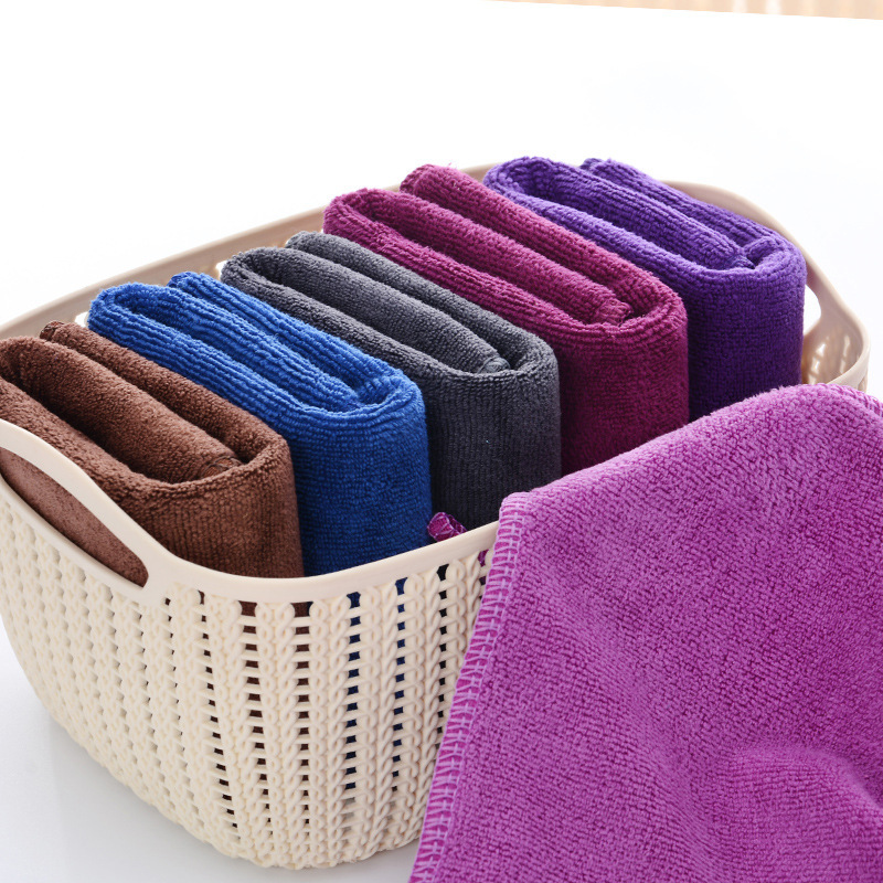Microfiber Towel 30*30 soft water uptake towel kindergarten water uptake Kerchief welfare Cleaning towel customized
