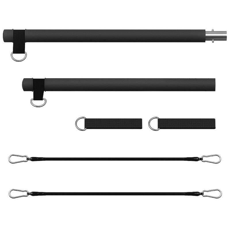 プラスティック多機能フィットネス棒ヨガプラスティック器材家庭用引きひもストレッチベルト背中訓練器|undefined