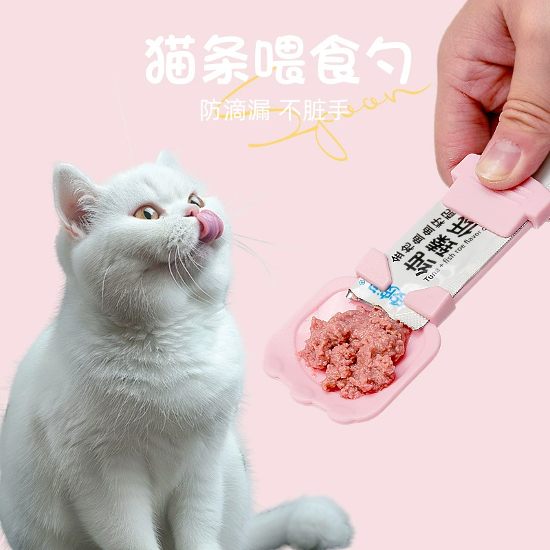 Ложка-дозатор для лакомств для кошек, антипригарный диспенсер для консервов, инструмент для кормления кошек, принадлежности для кормления кошек, гаджет для кормления