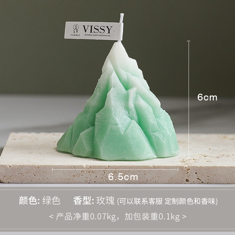 Iceberg vela de aromaterapia al por mayor vela de mano creativa Regalo de Cumpleaños caja de regalo traje decoración del hogar fragancia vela