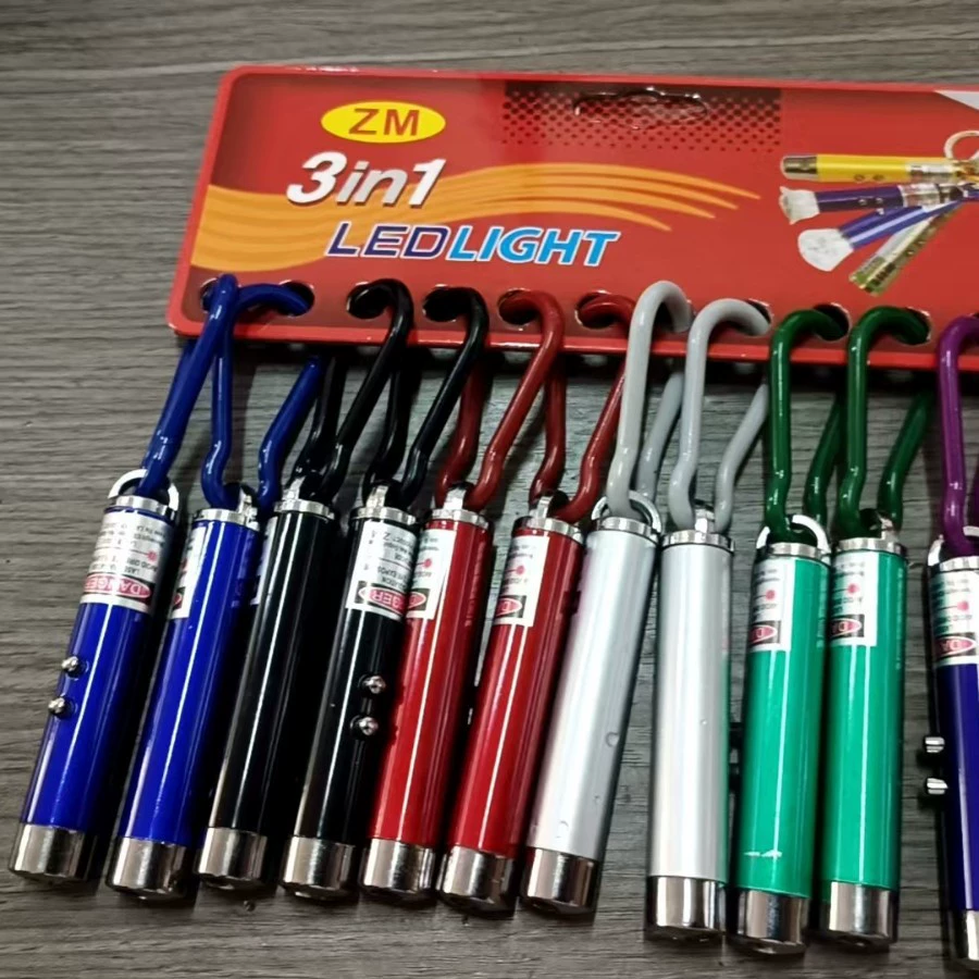 Многофункциональный пластиковый держатель для карт с креплением на клипсе, прямая трубка, три в одном: лазерный луч, фиолетовый свет, белый свет, мощный свет, лазерная указка, высокая мощность, суперяркий свет.