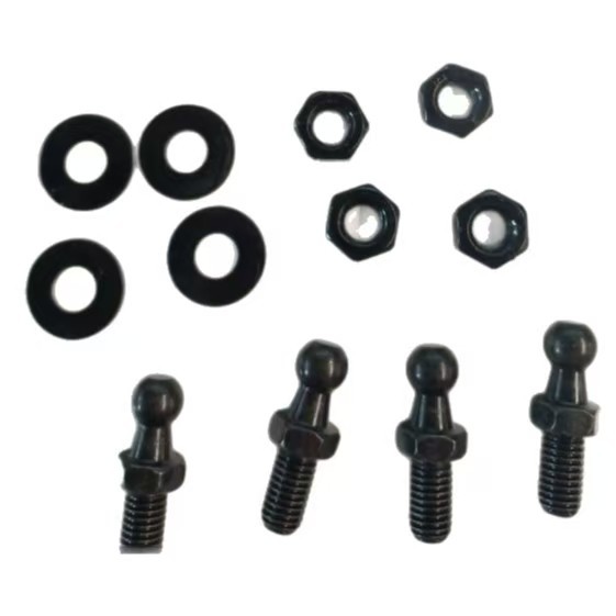 10mm Ball Head Screw Car Gas Strut Rod Gas Spring Support Rod Ball Head Base Metal Ball Head Bolt Adapter