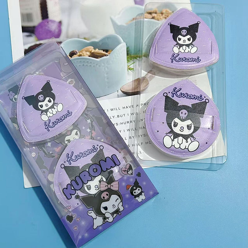 kt 猫クロミライスパウダーパフかわいい漫画スポンジエアクッションパフ美容卵ウェットとドライ両用非食べるパウダーパウダーパフ|undefined