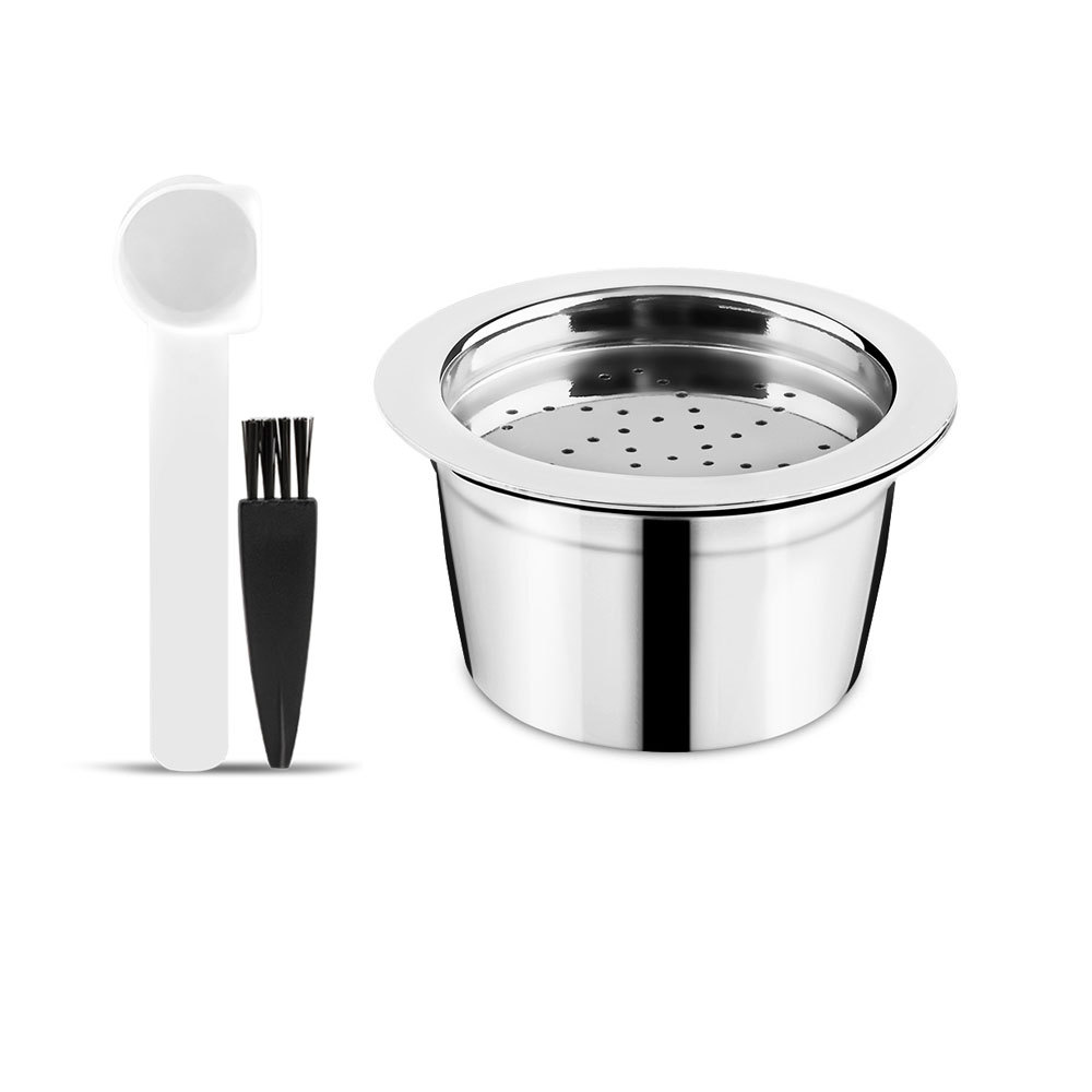 Compatible preferido K Máquina de café Reutilización Llenar Cápsula Shell Cápsula de café Acero inoxidable Reciclar Llenado