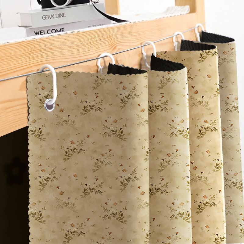 Cortina de cama gruesa de sombreado completo dormitorio dormitorio superior cortina de cama superior e inferior cortina de pantalla de dibujos animados tela de cubierta de mesa inferior