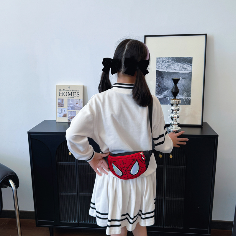 Cartoon japonés lindo bolso de pecho para niños y niñas 2025 nueva moda creativa bolso de cintura para niños bolso de mochila para niños