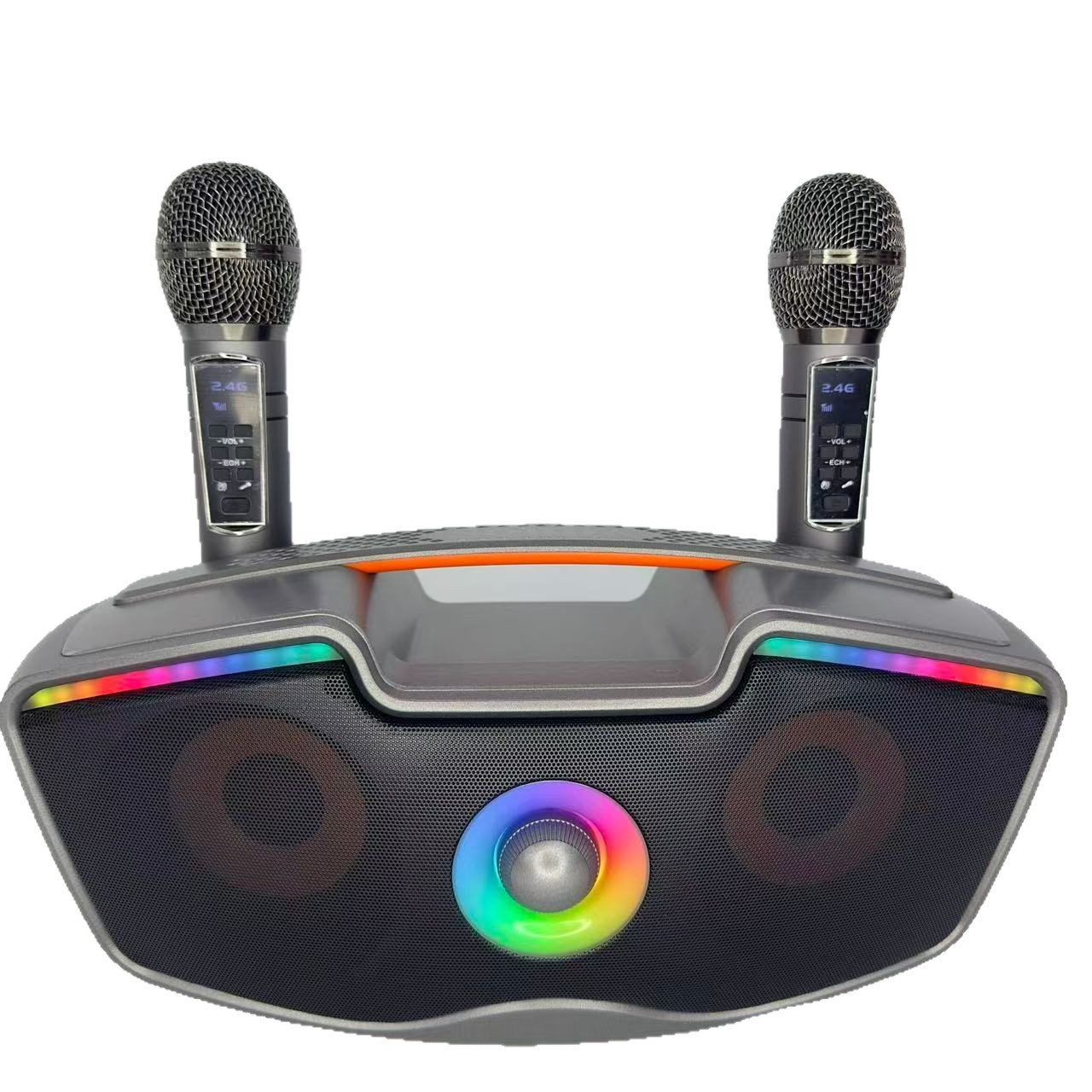 Altoparlante Bluetooth SD219 Karaoke tutto in uno con doppio microfono, KTV domestico, microfono portatile per cantare all'aperto_voghion.com
