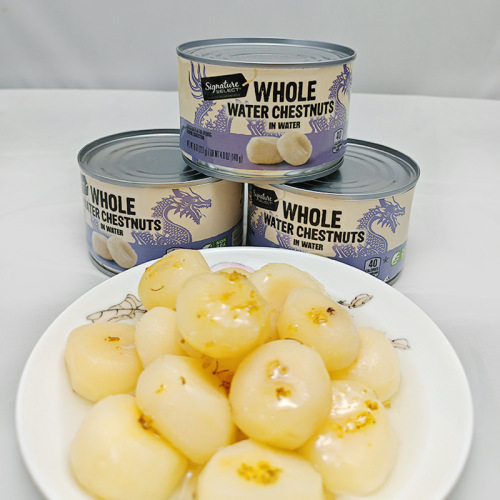 Guangxi Lipu Water Chestnut in Clear Water Canned Vegetable Canned Goods Lipu Canned Food Factory Exported Clear Water Water Chestnut Canned