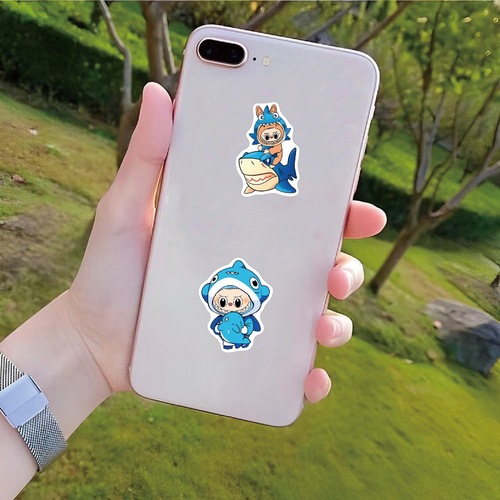 50 Labubu stickers trendy toys accessories for notebooks, laptops, and mobile phones, specially designed for Southeast Asia cross-border trade