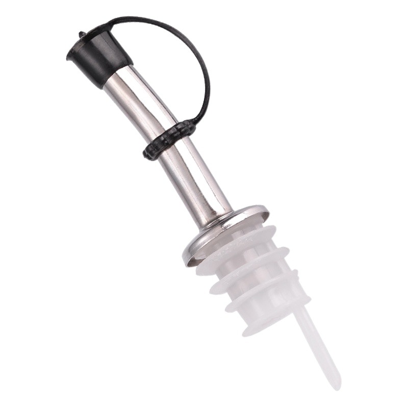Pour stainless steel red wine bottle stopper cocktail stopper mouthpiece wine dispenser with dust cap sober preservation artifact