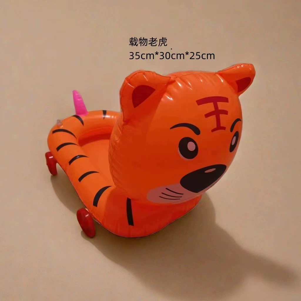 Надувная мультяшная игрушка с шнуром, PVC
