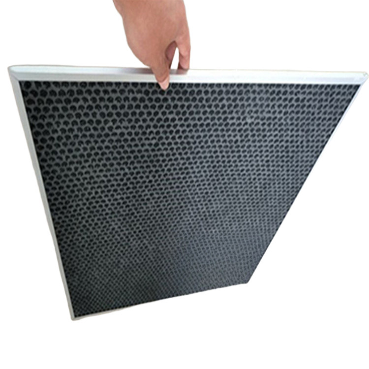 弘兴昌厂家直供制作款 除臭味蜂窝活性炭过滤网 活性碳空气过滤网