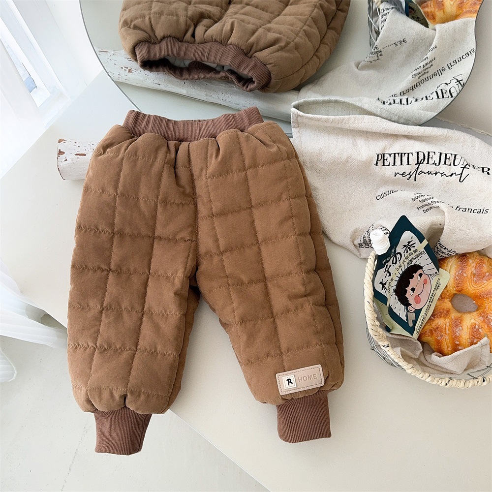 Traje de otoño e invierno para bebés, abrigo grueso y cálido, ropa de invierno acolchada, lindo y súper lindo, ropa de salida para bebés de 1 a 3 años