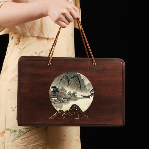 High-end tea gift box Biluochun tea new tea wholesale green tea gifts gift souvenirs elders festival