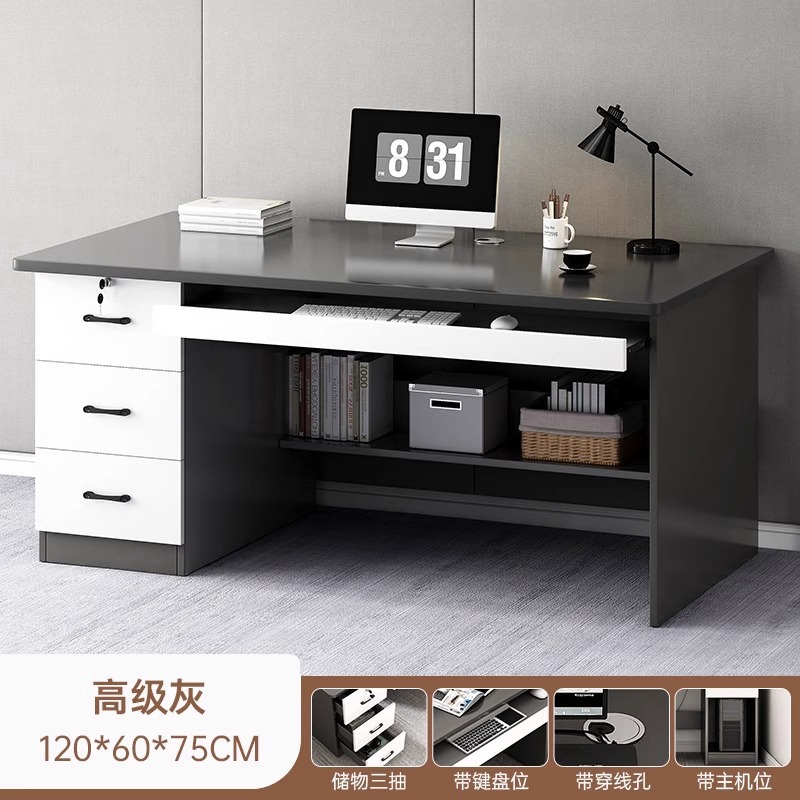 Escritorio de computadora simple escritorio de escritorio de escritorio de personal de oficina dormitorio moderno escritorio simple escritorio