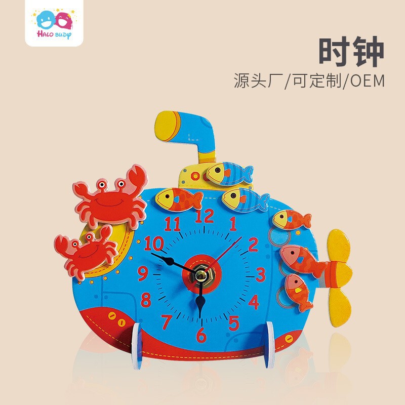 5-12 Year Old Children's Science and Technology Small Projects, Small Inventions, Handmade Material Kits, Physics Science Electric Toys, DIY Clocks