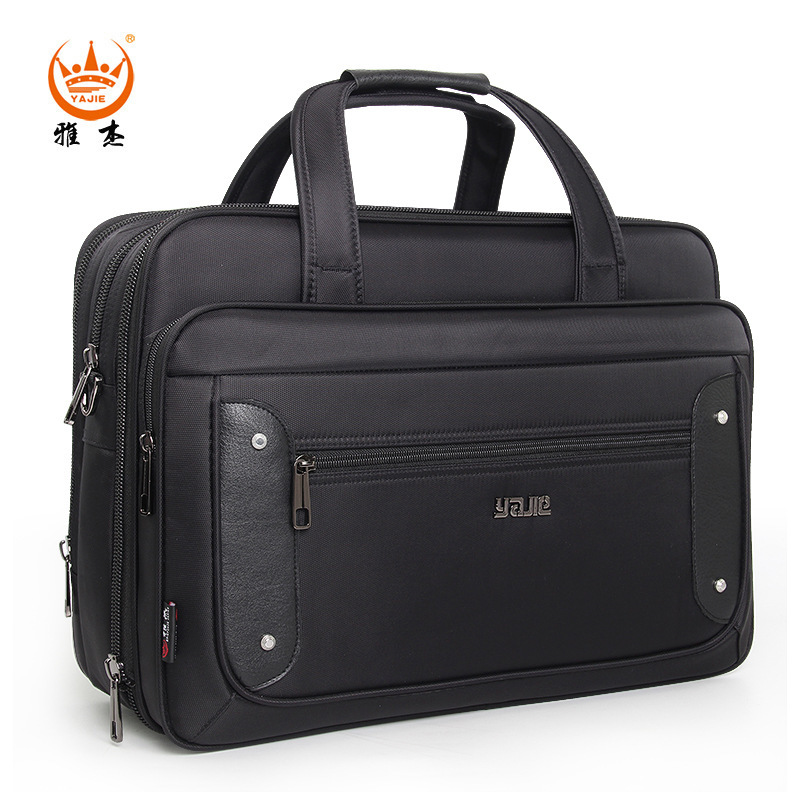 New Yajie Business Computer Bag 19inch Handbag Fashionable Oxford Cloth Large Capacity Shoulder Bag for Business Trips Manufacturer