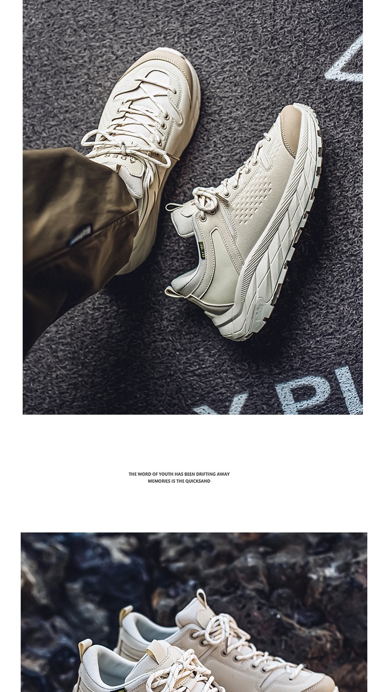 ShoeGlobe Frühjahr 2025 Neue Arbeitsschuhe für Herren: Rutschfest, abriebfest, mit dicker Sohle – ideal für Outdoor-Aktivitäten wie Wandern und andere Sportarten._voghion.com