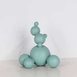 现代简约抽象创意树脂泡泡圆球雕塑摆件样板间售楼处客厅书房摆设