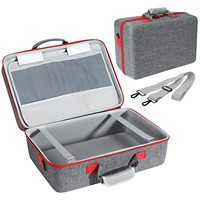 Túi lưu trữ Delay ps5 vỏ cứng Túi lưu trữ Máy chơi game PS5 hai lớp 5 trong một túi xách tay một bên vai