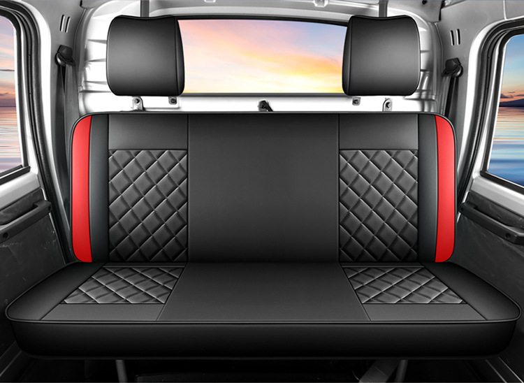 Wuling Double-Row Reinforced Warehouse Truck Rongguang New Card Small Card Single-Row Special Vehicle Seat Cover Leather Four-Season Seat Cushion