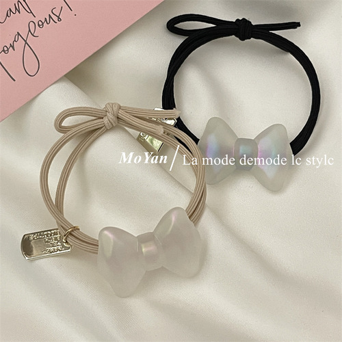 Korean version of mermaid gradient high elastic hair tie girl versatile cartoon rubber band hair tie ponytail hair rope hair accessories