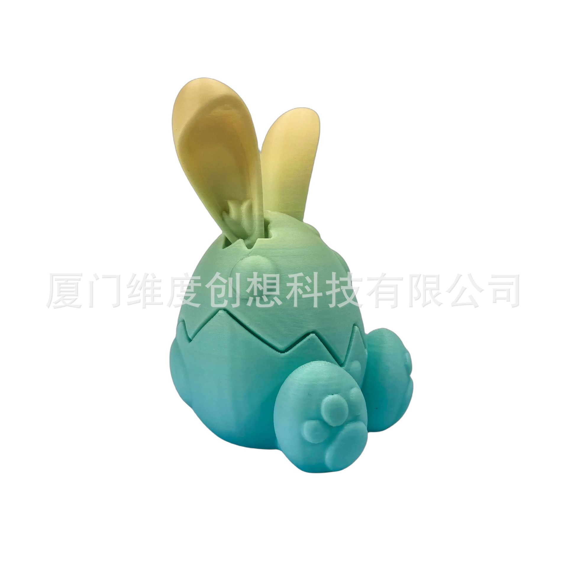 Nuevos juguetes de impresión 3D transfronterizos bonitos juguetes de Easter Egg Bunny regalo para niños decoración para el hogar