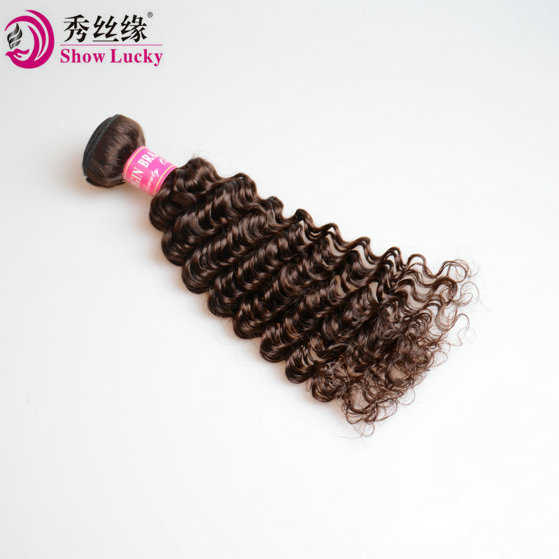 Productos de pelo humano Brown Kinky Curly