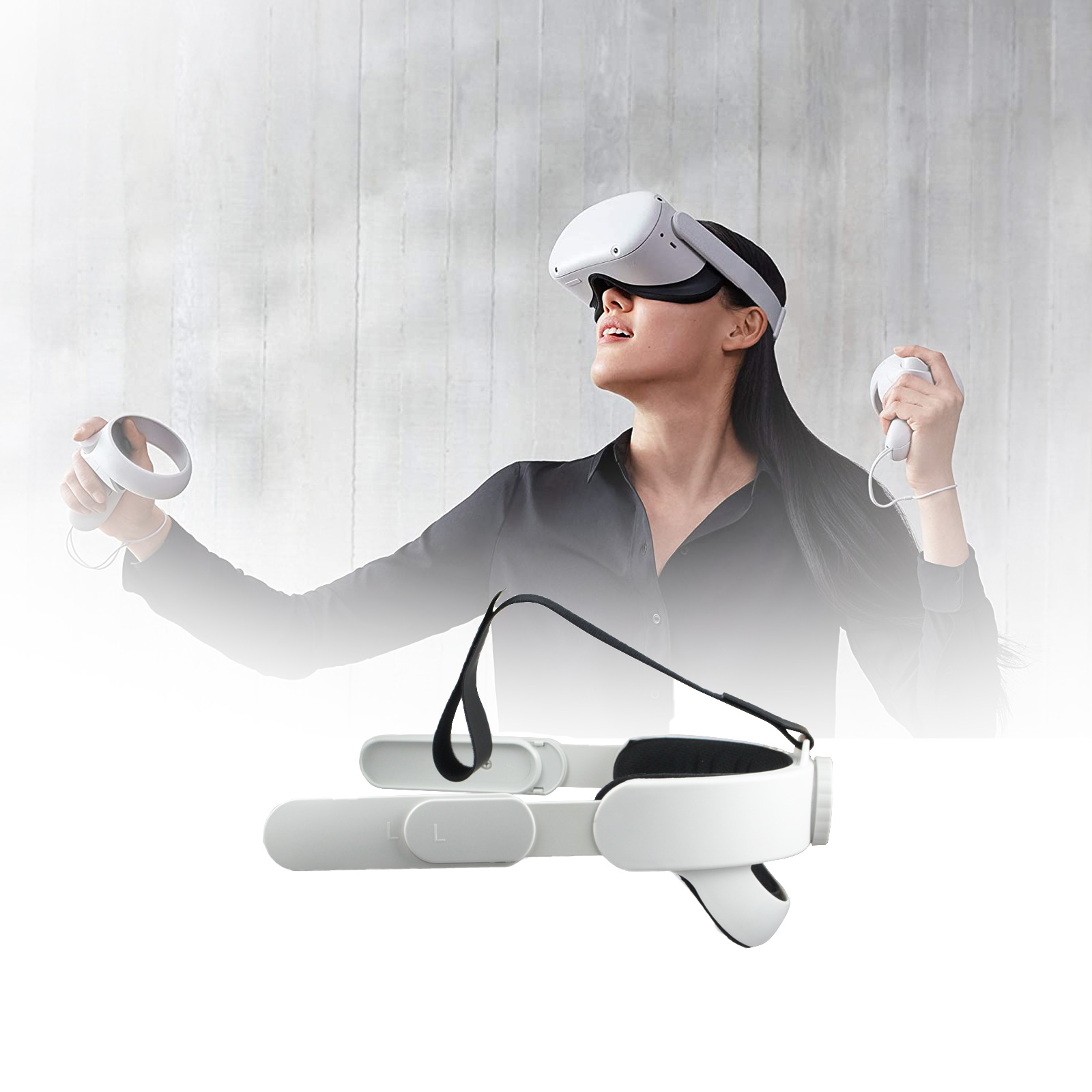 Mini Quest 2 Elite diadema; para oculus Quest 2 auriculares VR accesorios reemplazo cabeza desgaste