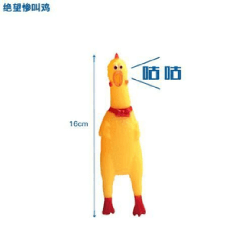 大、中、小の面白いビニール製の悲鳴を上げる鶏、クリエイティブなトリック、発散用の鶏、ペットの音、悲鳴を上げる鶏の卸売|undefined