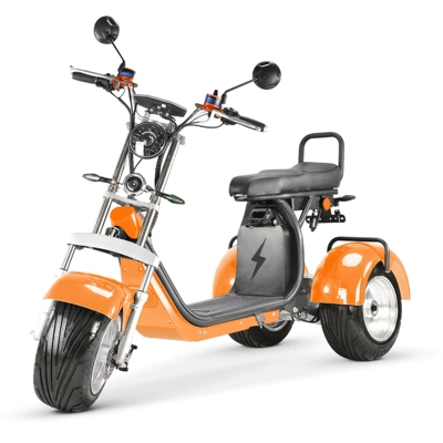 2025 New Harley Electric Motorcycle for Adults, Large Tire Three-Wheel Scooter, Battery Car with Lithium Battery