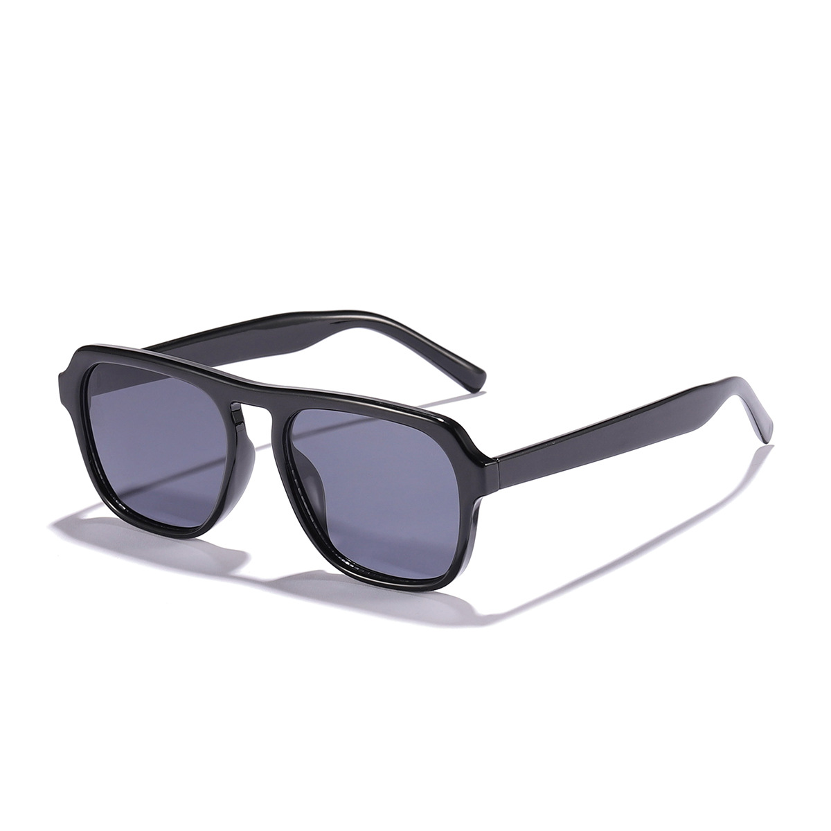 2023 retro de un solo haz anti-azul gafas de luz artístico gran marco adelgazante gafas de sol hombres y mujeres moda ins estilo gafas de sol